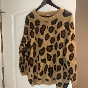Altar’d state cheetah sweater
